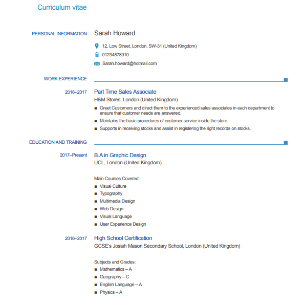 نماذج CV السيرة الذاتية 2024