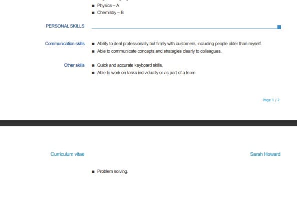 نماذج CV السيرة الذاتية 2024