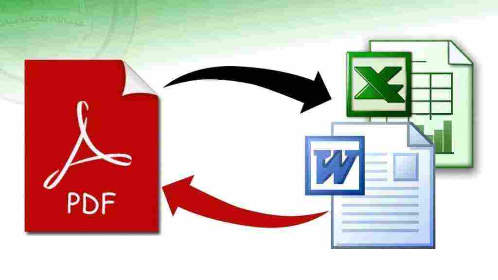 التحويل من pdf to word