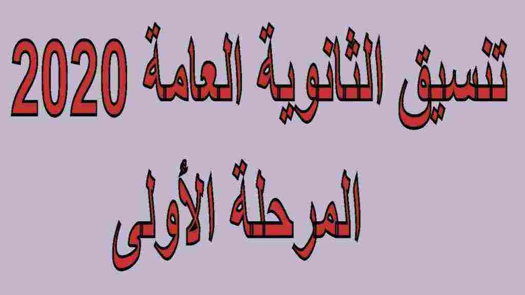 رابط وطريقة ملء رغبات تنسيق المرحلة الاولى www.Tansik.Egypt.gov.eg