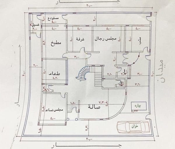 مخططات فلل سعودية مميزة ورائعة