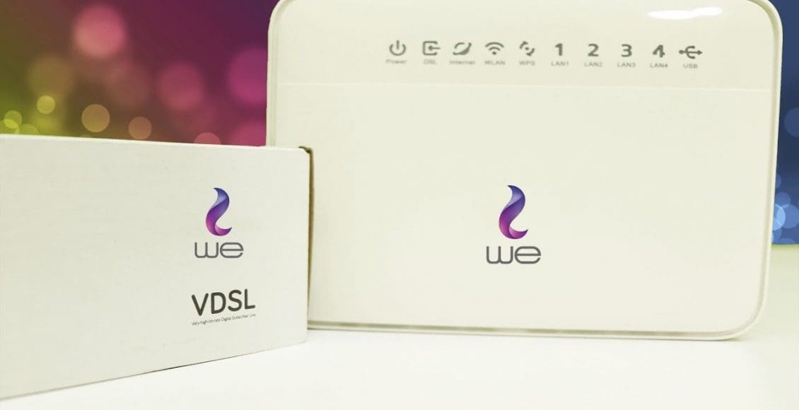 أسعار راوتر VDSL من we 2020