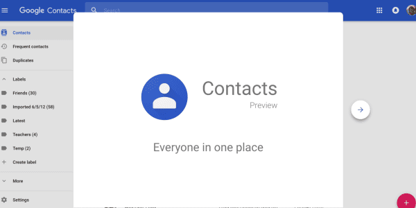 google contacts