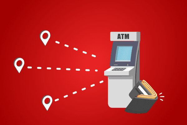 طريقة سحب فودافون كاش من ماكينة atm