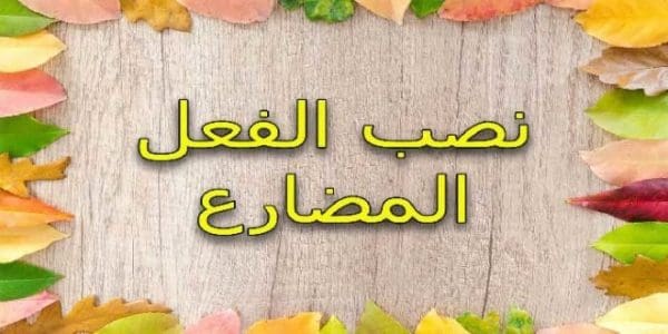 أدوات نصب الفعل المضارع