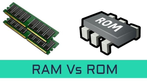 الفرق بين ram و rom