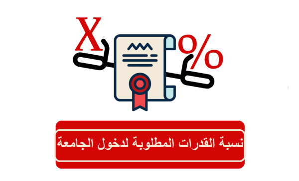 كم نسبة القدرات المطلوبة لدخول الجامعة 1443