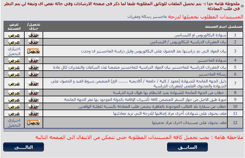 كيفية استخراج شهادة معادلة من المجلس الأعلى للجامعات 