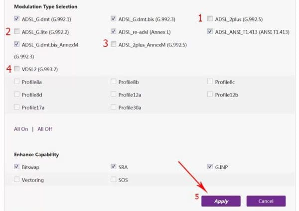 معرفة سرعة النت من الراوتر we الجديد VDSL