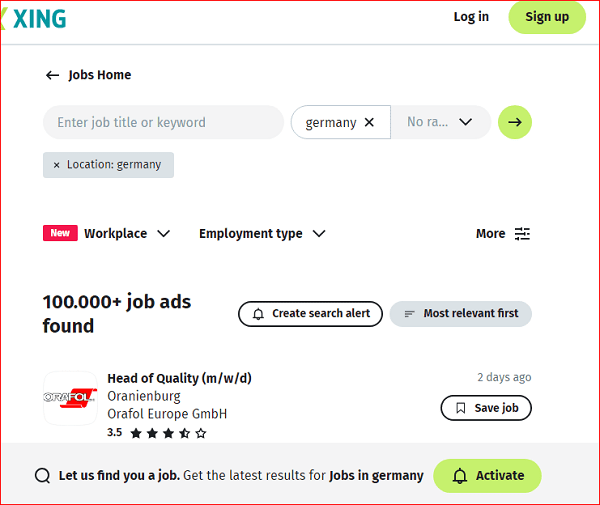 أفضل مواقع البحث عن عمل في ألمانيا
