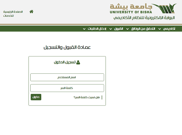 نسبة القبول في جامعة بيشة 1446